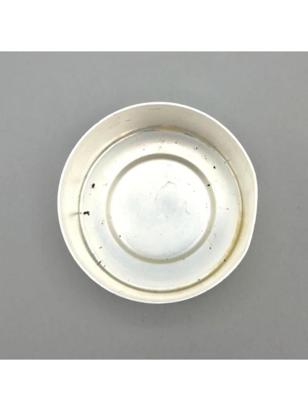 Vintage William Adams Silver Plated Top Hat Trinket Box Italy 1970s Lid